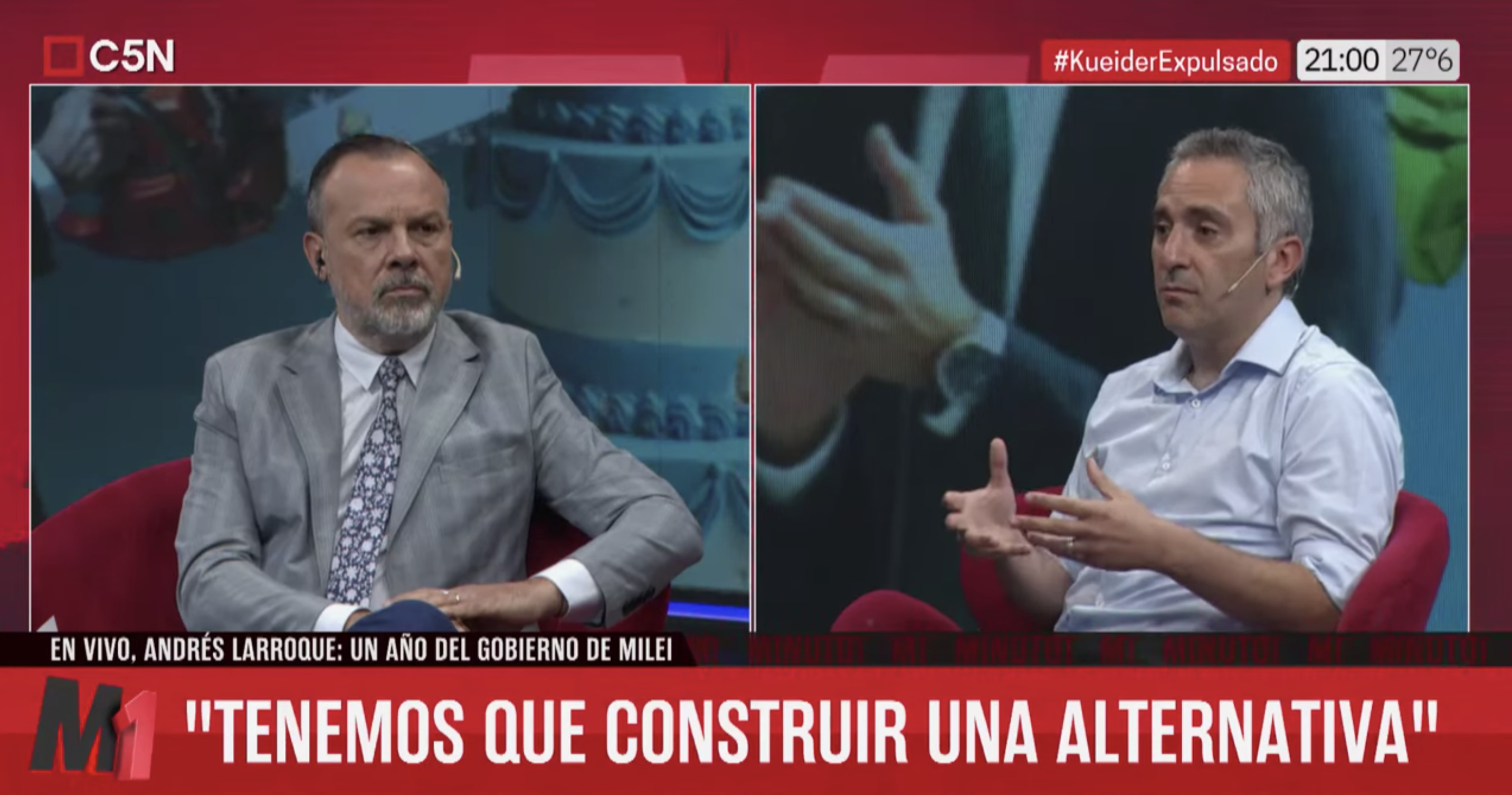 Imagen de Larroque: Si lo vamos a devaluar a Kicillof, estamos trabajando para el enemigo